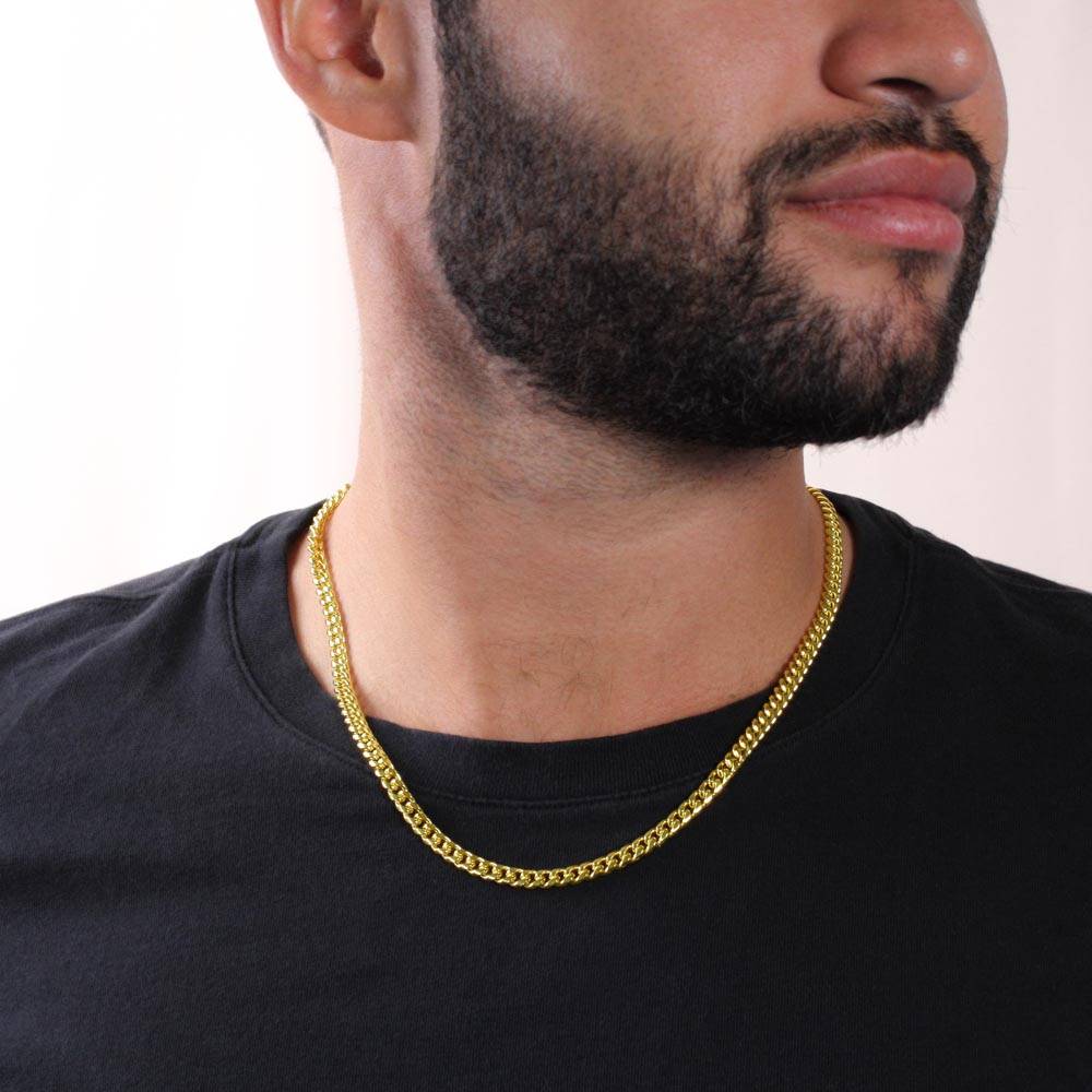 WITH LOVE KAGE CUBAN LINK CHAIN
