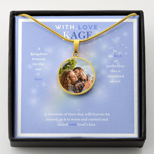 WITH LOVE, KAGE CIRCLE NECKLACE