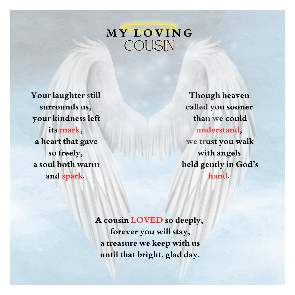 IN LOVING MEMORY OF MY LOVING COUSIN HEART NECKLACE