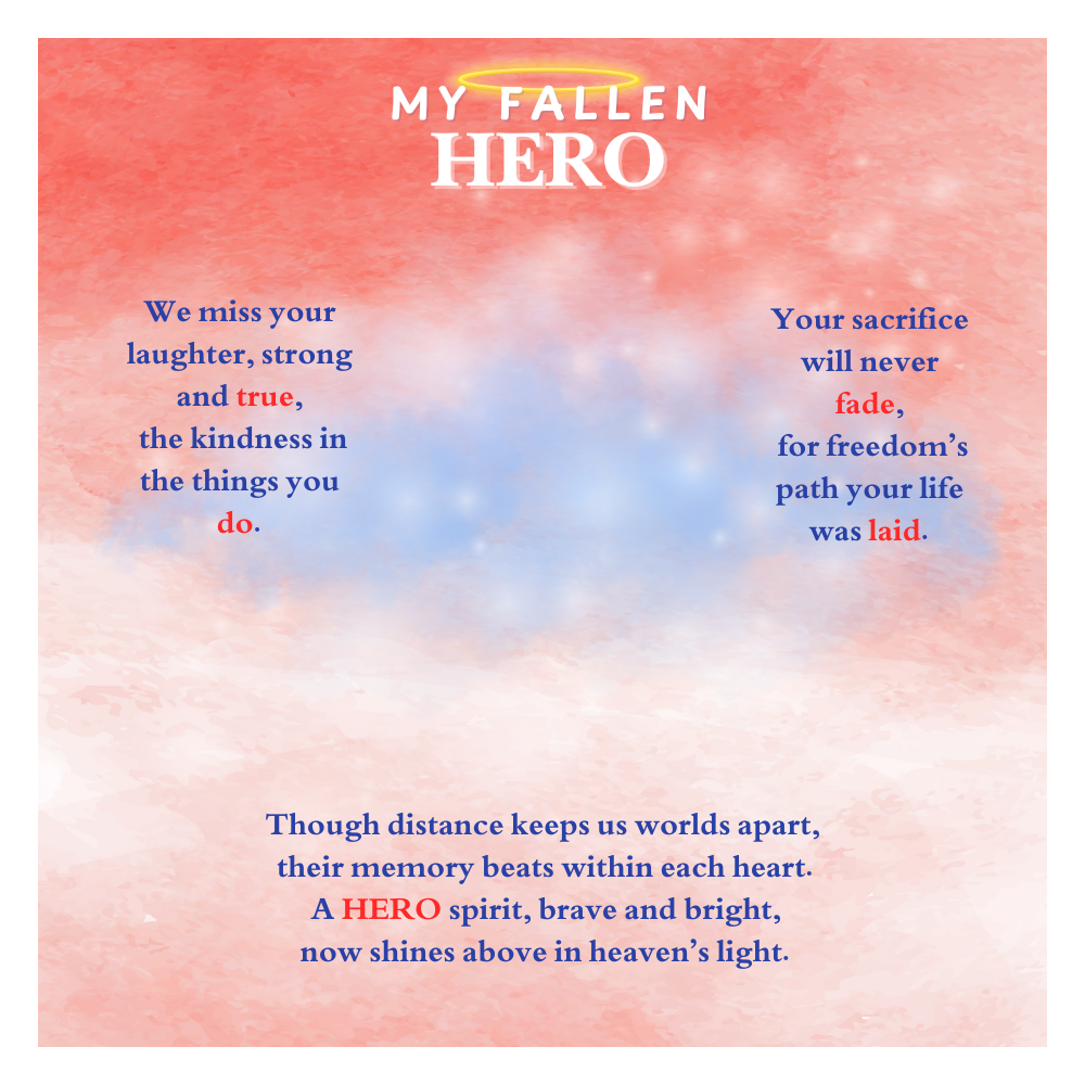 MY FALLEN HERO DOG TAG NECKLACE