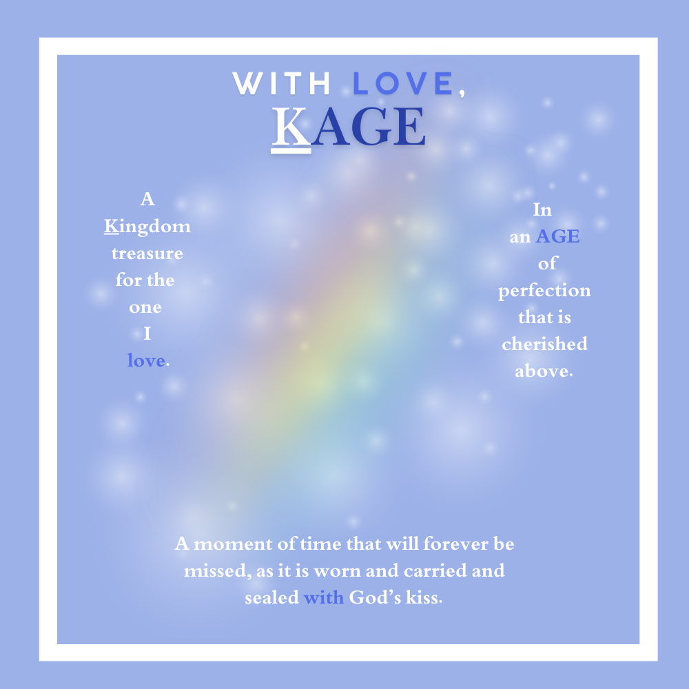 WITH LOVE, KAGE DOG TAG NECKLACE