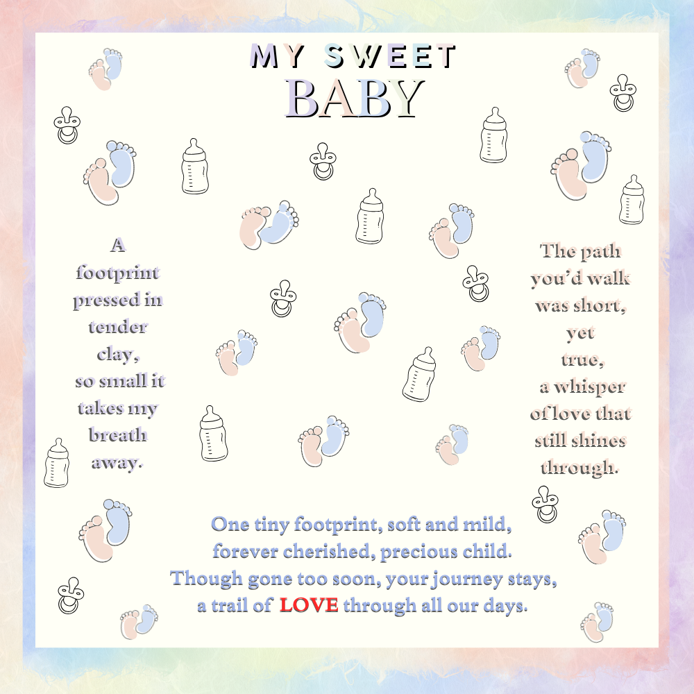 ZARA MY SWEET BABY MESSAGE HEART NECKLACE