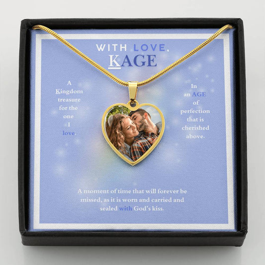 WITH LOVE, KAGE HEART NECKLACE