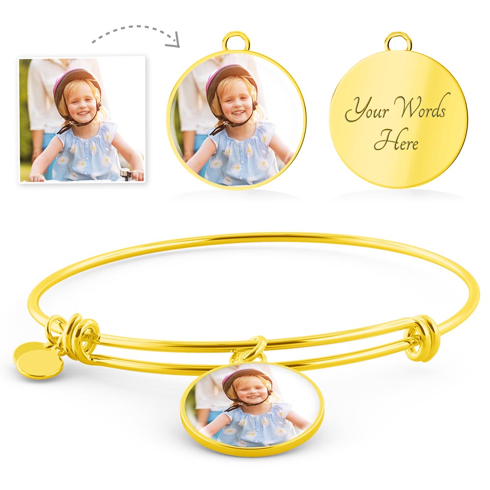ZARA MY SWEET BABY MESSAGE CIRCLE BANGLE