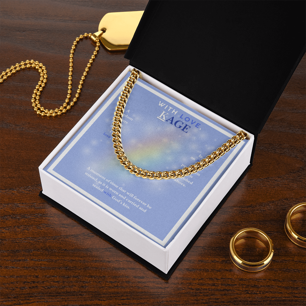 WITH LOVE KAGE CUBAN LINK CHAIN