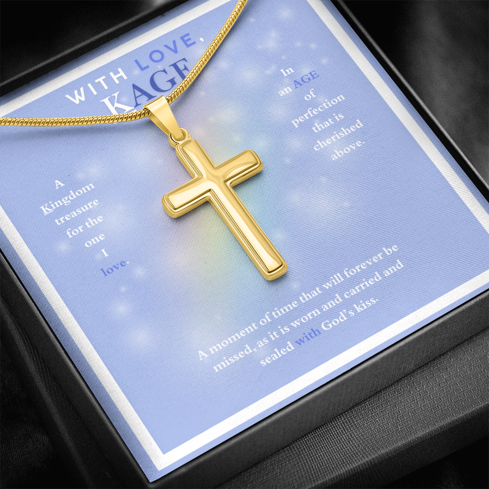 WITH LOVE KAGE ARTISAN CROSS NECKLACE