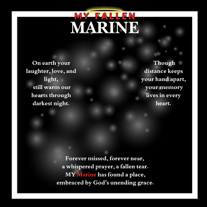 MY FALLEN MARINE DOG TAG NECKLACE