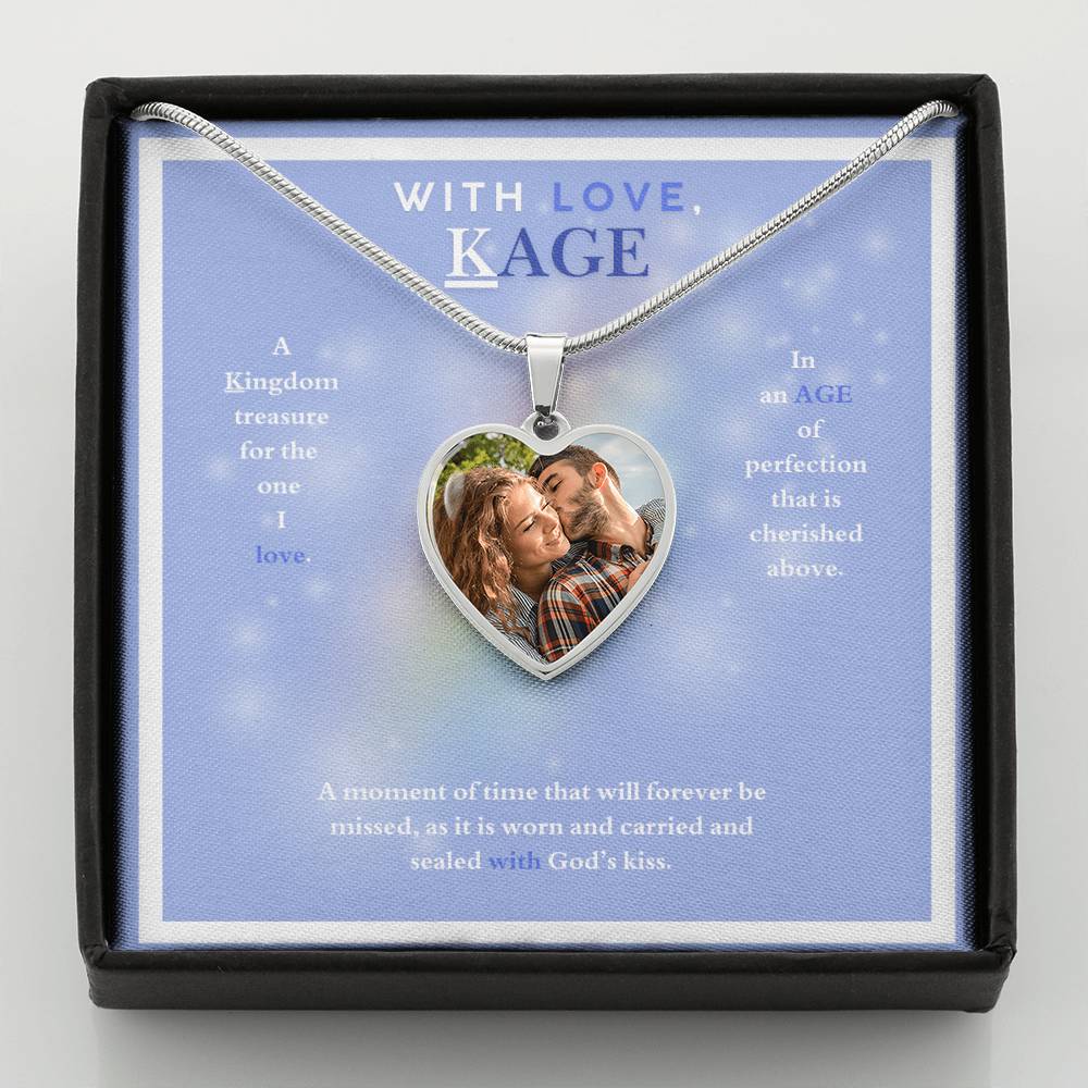 WITH LOVE, KAGE HEART NECKLACE