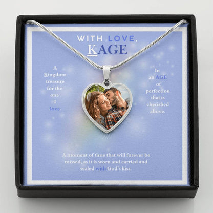 WITH LOVE, KAGE HEART NECKLACE