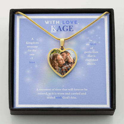 WITH LOVE, KAGE HEART NECKLACE