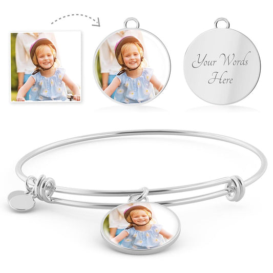 ZARA MY SWEET BABY MESSAGE CIRCLE BANGLE