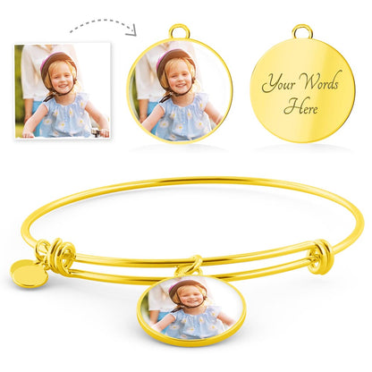 ZARA MY SWEET BABY MESSAGE CIRCLE BANGLE