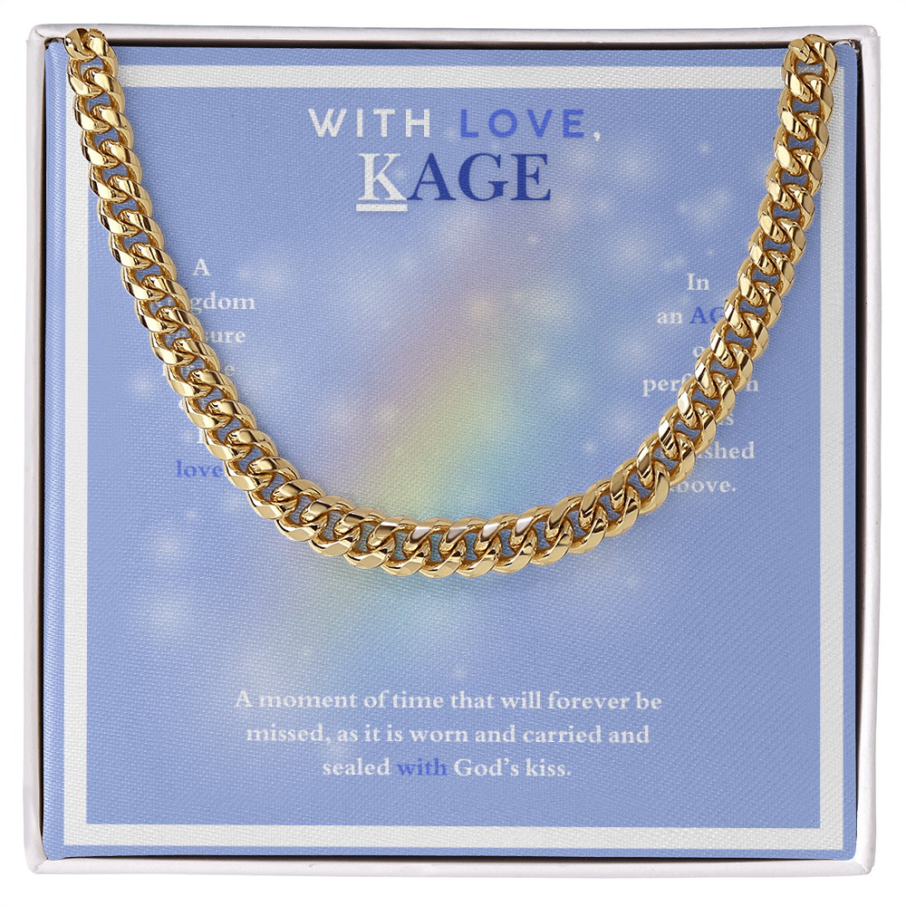 WITH LOVE KAGE CUBAN LINK CHAIN