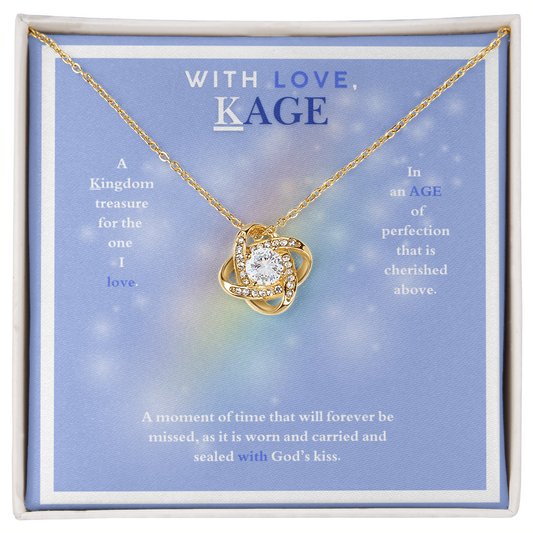 MEMORIAL LOVE KNOT NECKLACE