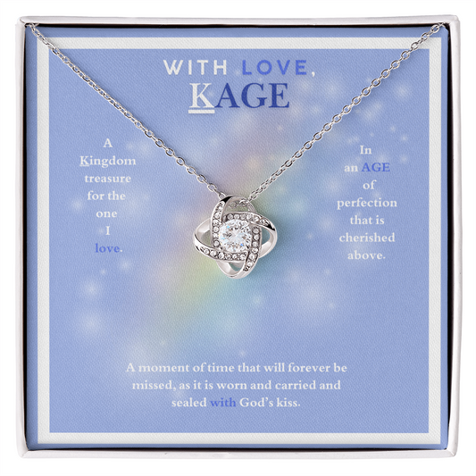 MEMORIAL LOVE KNOT NECKLACE