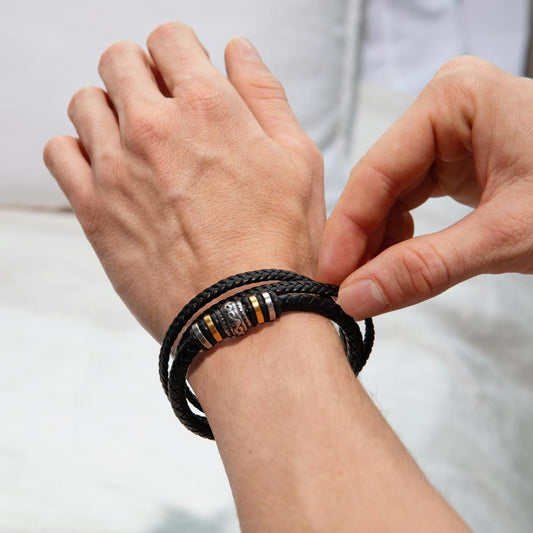 WITH LOVE KAGE MEN'S "LOVE YOU FOREVER" BRACELET