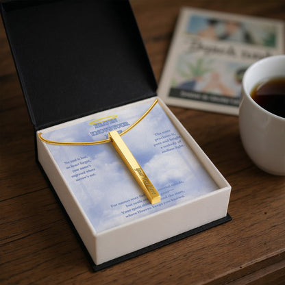 MEMORIAL 4-SIDED STICK NECKLACE