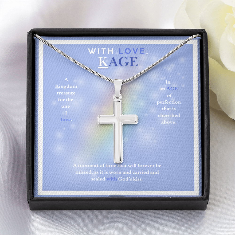 WITH LOVE KAGE ARTISAN CROSS NECKLACE
