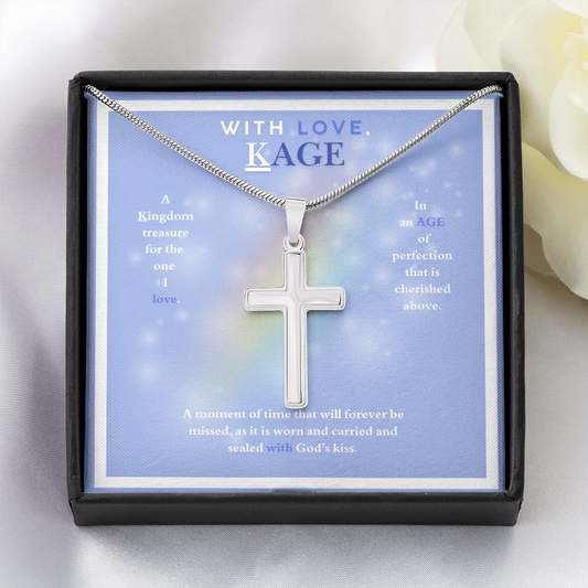 WITH LOVE KAGE ARTISAN CROSS NECKLACE