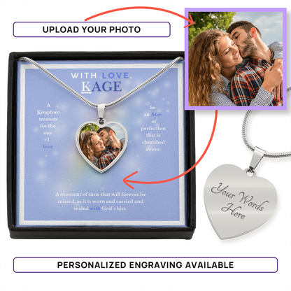WITH LOVE, KAGE HEART NECKLACE